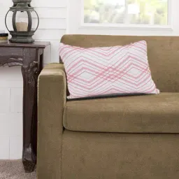 Maspar Red 100% Cotton Cushion Cover-image-77