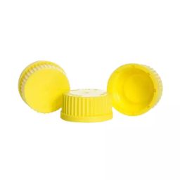 Supertek High Grade PP Screw Cap With Pouring Ring For Laboratory Reagent Bottles, Yellow, 12.103.0015 image 2