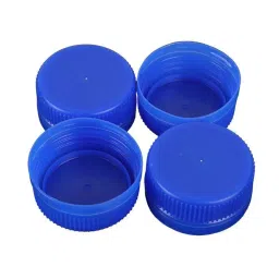 Supertek High Grade PP Screw Cap With Pouring Ring For Laboratory Reagent Bottles, Blue, 12.103.0005 image 2