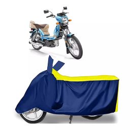 Auto Pearl Two Wheeler Cover for TVS XL 100 Comfort BS6 - Yellow, Blue-image-75