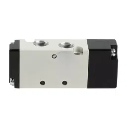 Panacea Technology 1/8 inch 5/2 Way 24 VDC Single Solenoid Valve Exterior Control 4A110-06-5