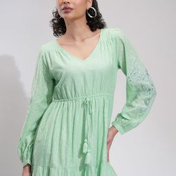 Tokyo Talkies Women Fit & Flare Midi Dress-image-102