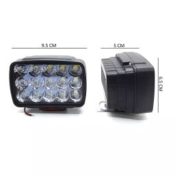 Cartronics 15  LED Fog Light With On/Off Switch  for Yamaha FZS 25 (Set of 2 Pcs) image 2