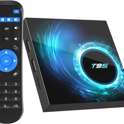 rubox T95 Android 10.0 TV Box, Android Box 4GB RAM 32GB ROM Allwinner H616 Quad-core Smart Android TV Box, Support 2.4G/5.0G Dual WiFi 6K Utral HD / 3D / H.265 with Bluetooth 5.0DCSATBT95_03 image 1