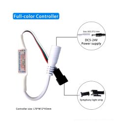 DC5-24V Mini RF Remote LED Controller 21 Key RF Remote LED Controller WS2811 WS2812B LED Dream Color Strip Light Remote Wireless Remote ControlMini Remote Controller For LED Strip Lights - RS5290DC5-24V Mini RF Remote LED Controller 21 Key RF Remote LED Controller WS2811 WS2812B LED Dream Color Strip Light Remote Wireless Remote ControlMini Remote Controller For LED Strip Lights - RS5290 image 5