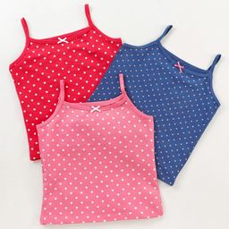 Pine Kids Sleeveless Anti Microbial Slips Pack of 3 (Color May Vary)-picture-27