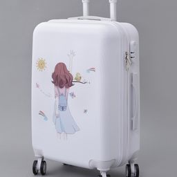 Pine Kids Trolley Luggage Bags White - 22.8 inch-image-94