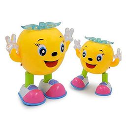 AKN TOYS Musical Cartoon Dancing Apple with Colorful Lights Toy (Color May Vary)-10