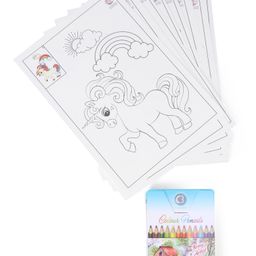 Ratnas Unicorn  Colouring Kit - MultiColor-4