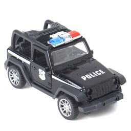 KIDS FUN ToysDie-Cast Police Car - Blue-26