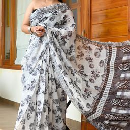 Fevinaa Floral Printed Saree-image-16