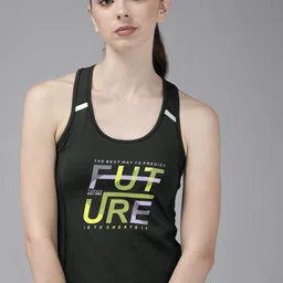 Van Heusen Proactive Front Print Mesh Panel Super Stretch Racerback Tank Top-picture-13