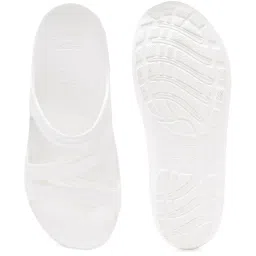 Red Tape Women's White Slides image 4