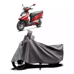 Auto Pearl Two Wheeler Cover with Bag for Hero Dare, Silver-image-52