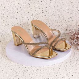 Mochi Embellished Open Toe Block Heels-4
