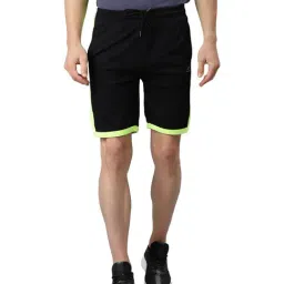 ALCIS Black Polyester Shorts-image-81