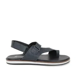 Bata Men's Navy Toe Ring Sandals-image-85