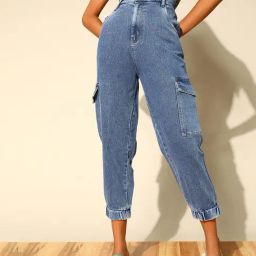 Melon by PlusS Blue Joggers-picture-26