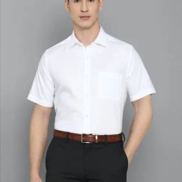 Louis Philippe White Cotton Regular Fit Shirt-picture-37