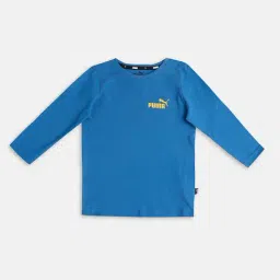 Puma Kids Blue Solid Full Sleeves T-Shirt-picture-36