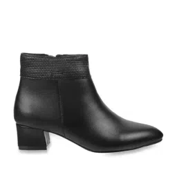 Mochi Women's Black Casual Booties-image-104