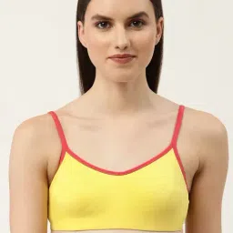 Leading Lady Yellow Cotton Full Coverage T-Shirt Bra-picture-18