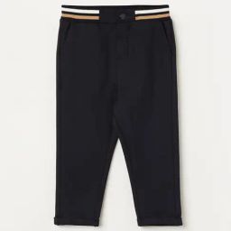 Juniors by Lifestyle Boys Navy Cotton Striped Joggers-picture-19