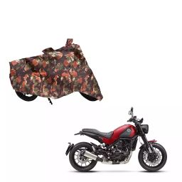 Auto Pearl Waterproof Two Wheeler Cover For Benelli Leoncino (Green & Multi Color)-image-26