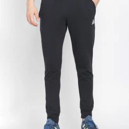 adidas Essentials Black Regular Fit Sports Joggers-image-68