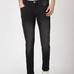 Peter England Black Cotton Skinny Fit Jeans-picture-29