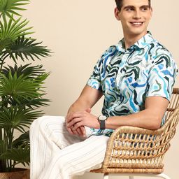 Mast & Harbour Men Printed Casual Shirt-image-19