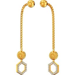 Joyalukkas 22k Yellow Gold Geometric Sphere Earrings for Women-image-72