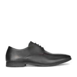 Hush Puppies by Bata Men's PIERCE Black Derby Shoes-picture-3