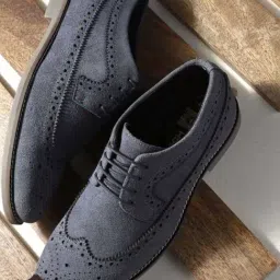 hoversoul Hoversole Men's Charles Grey Brogue Shoes-picture-10