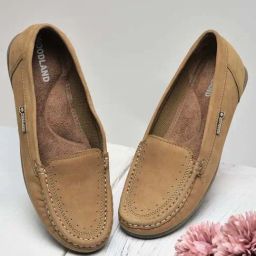Woodland Women's Camel Casual Loafers-33