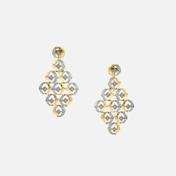 VALANOVA 18K Yellow Gold 1.32 Ct Lab Grown Diamond Earrings-image-11