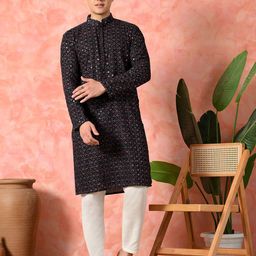 7 GEN Men Embroidered Thread Work Kurta-picture-38