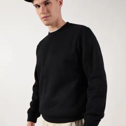Thomas Scott Black Regular fit Solid Sweatshirts and hoodies-image-27