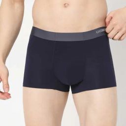 UnderJeans by Spykar Navy Regular Fit Trunks-image-22