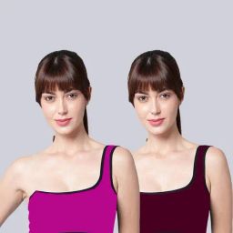 AROUSY Purple & Maroon Cotton Bralette Bra - Pack Of 2-picture-18