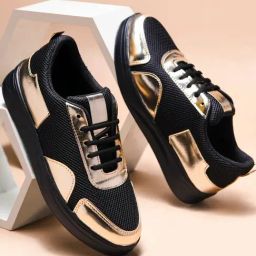 TRYME Women's Gold Sneakers-image-75