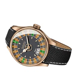 DOUBLERUN Men Dial & Leather Bracelet Style Straps Analogue Multi Function Watch H05N12017 image 4