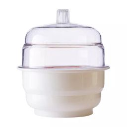 Abdos 300 mm Plate Diameter and 410 mm Overall Height PP and PC Plain Desiccator, E11604-34