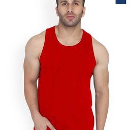 SLOWLORIS Pack Of 2 Scoop Neck Bio-Wash Gym Innerwear Vests-picture-9