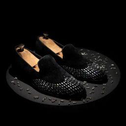 Griffin Men's Black Casual Loafers-image-43