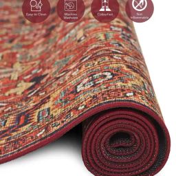 Obsessions Rust & Beige Classical Carpet - Medium image 5