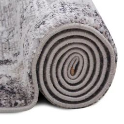 Obsessions Charcoal & Cream Abstract Carpet - Large image 5