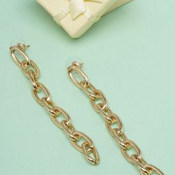 StyleCast Gold-Plated Contemporary Shaped Drop Earrings-image-19