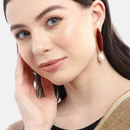 Anouk Gold-Plated Geometric Drop Earrings-42