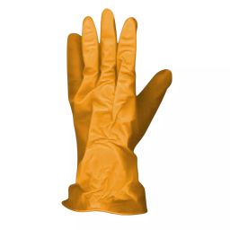 PRIDE Rubber Hand Gloves Full Fingered Orange 45 g-image-61